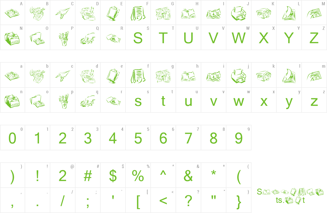 Font KR Office preview